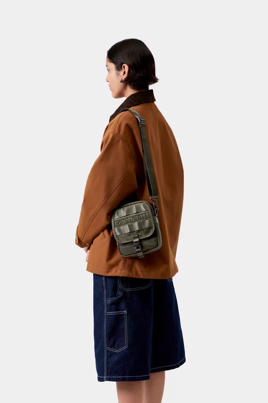 CARHARTT WIP PRESSCOTT SHOULDER POUCH BLACK