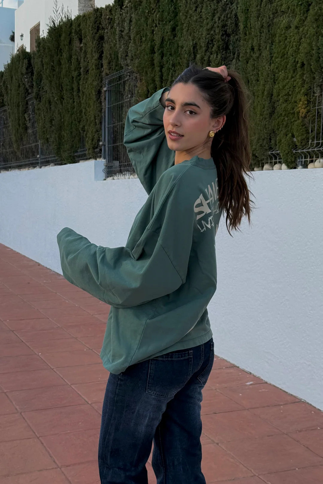 WITHOUT SHAME FOREST CREWNECK