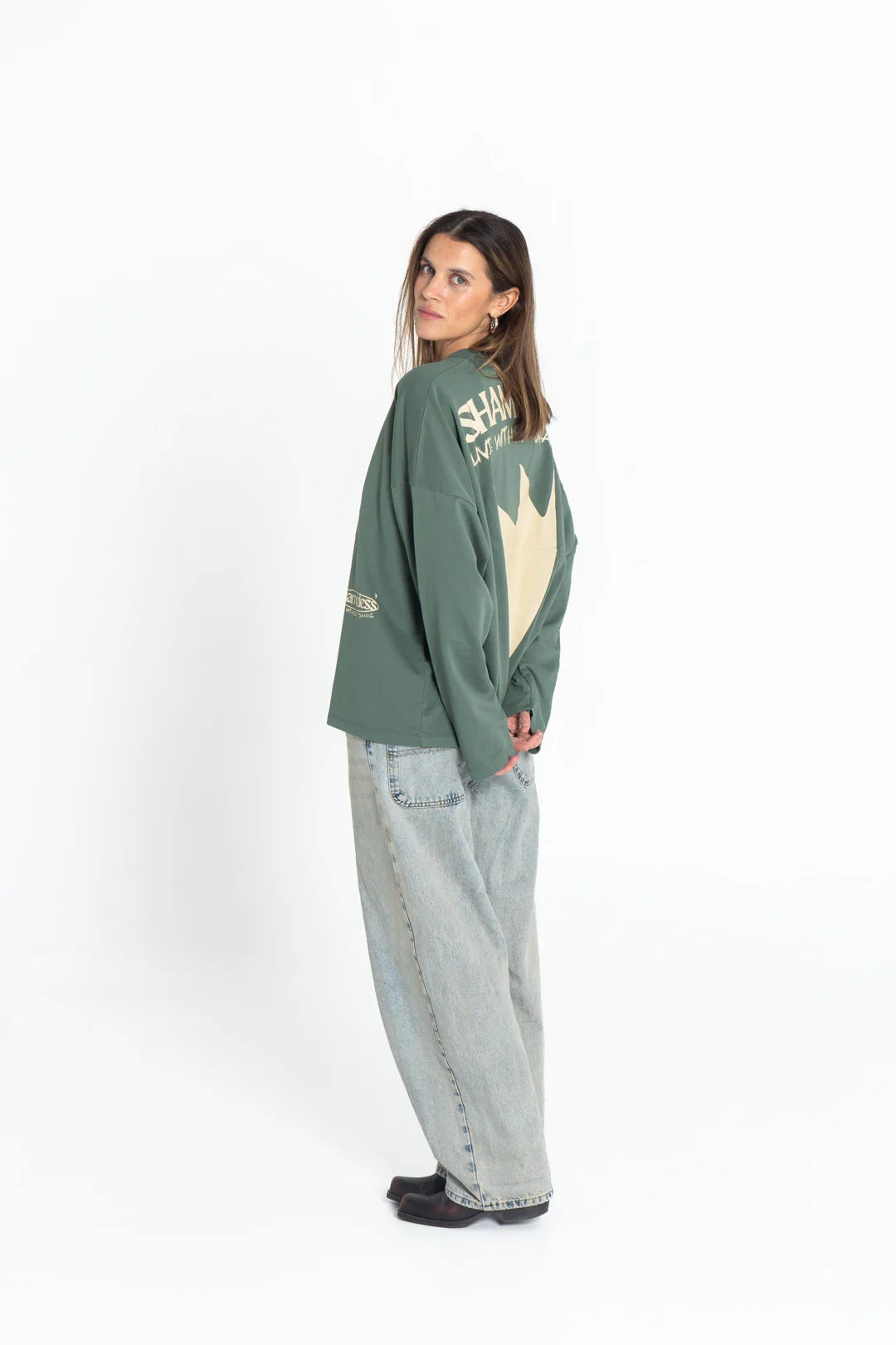 WITHOUT SHAME FOREST CREWNECK