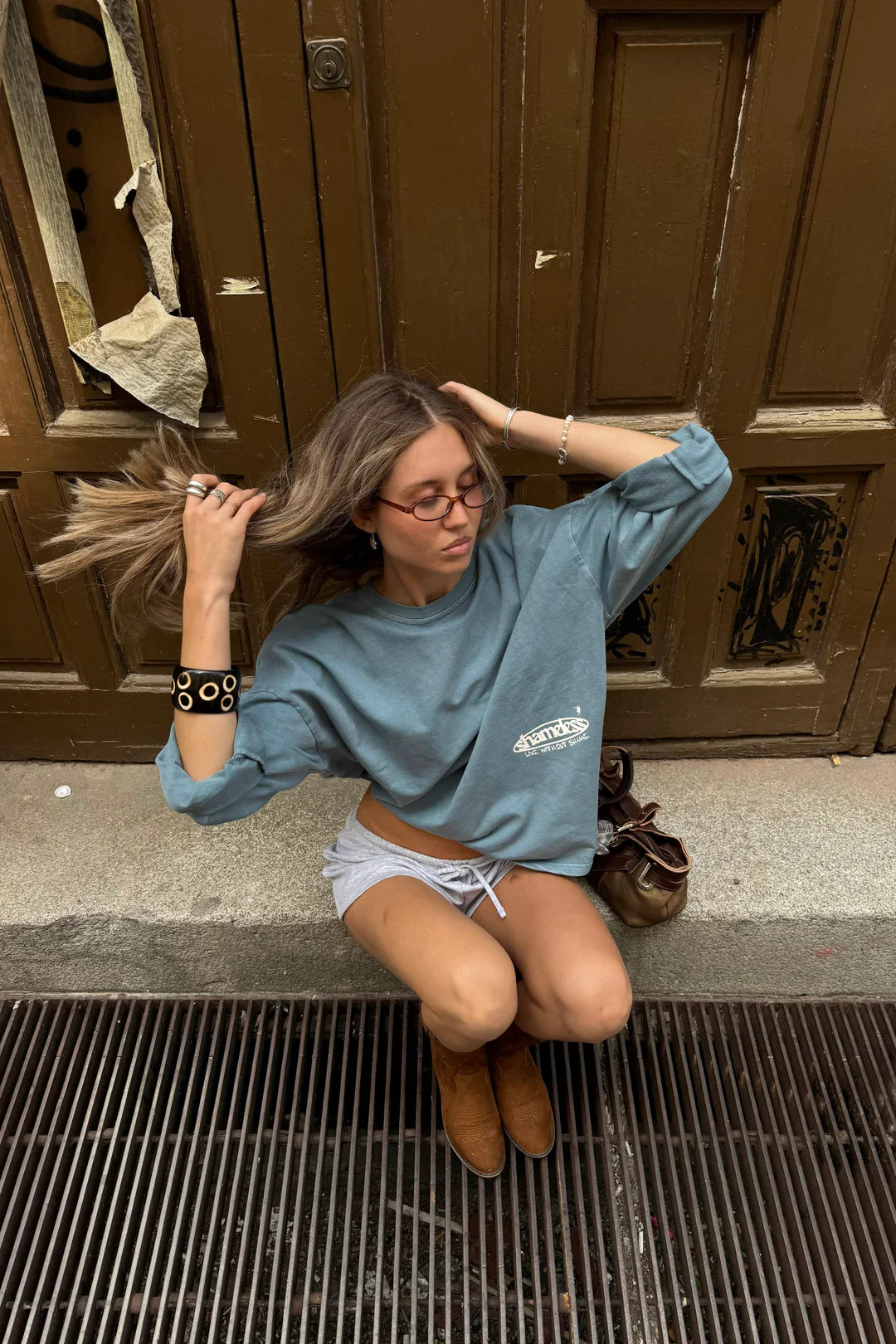 WITHOUT SHAME FOREST CREWNECK