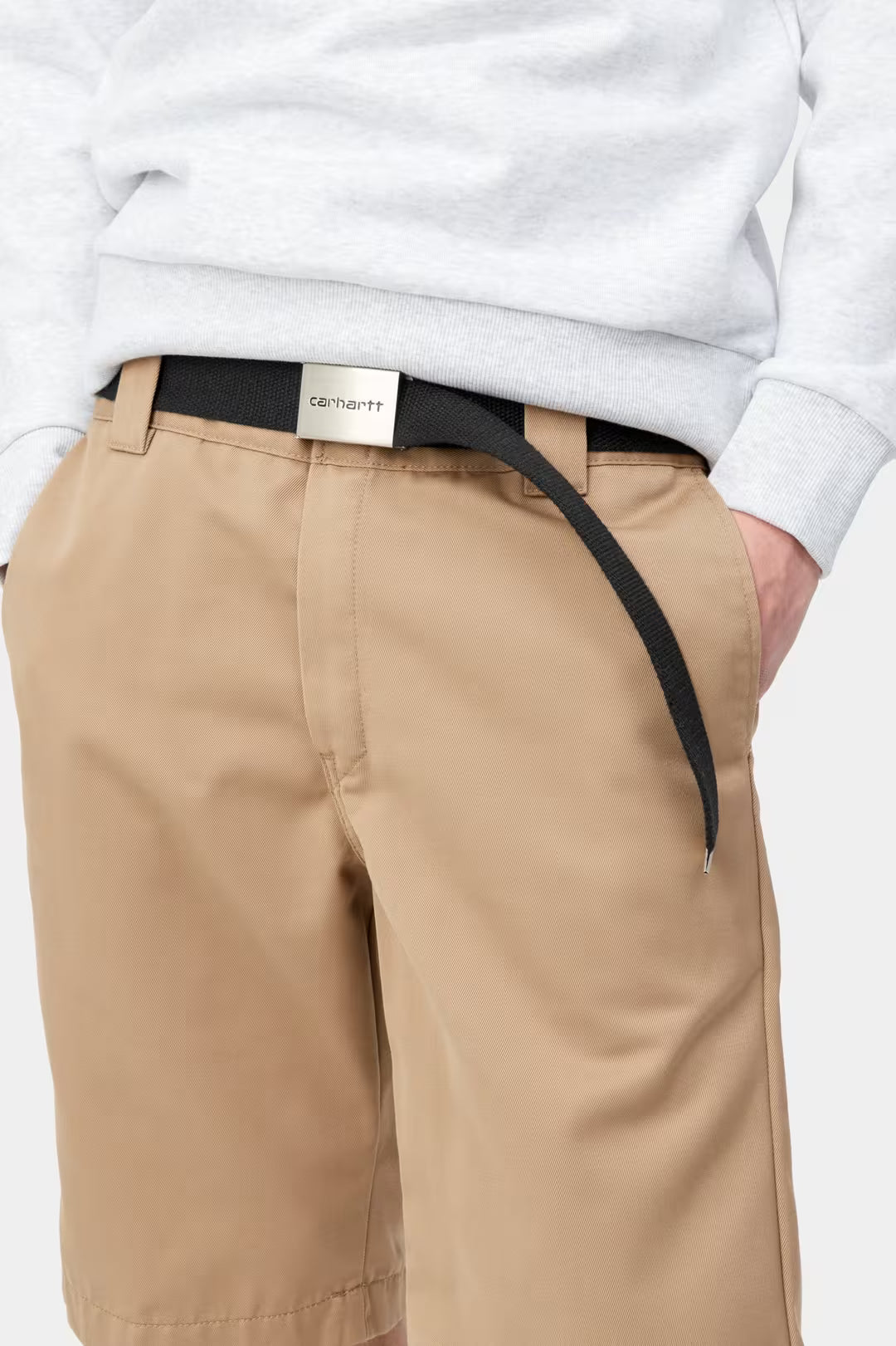CARHARTT WIP CLIP BELT CHROME